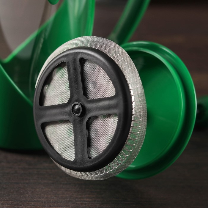 Чайник заварочный френч - пресс Доляна &laquo;Комплимент&raquo;, 600 мл, стекло, цвет зелёный