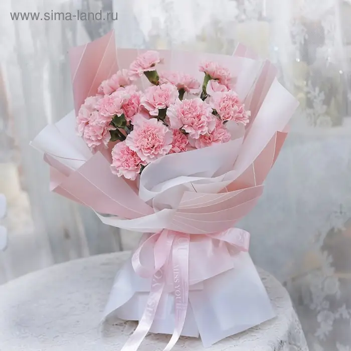 Пленка для цветов, сирень "Линии" 57&times;57 см