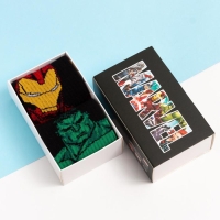 Набор носков "Avengers", Мстители, 2 пары, 25-27 см Набор носков "Avengers", Мстители, 2 пары, 25-27 см