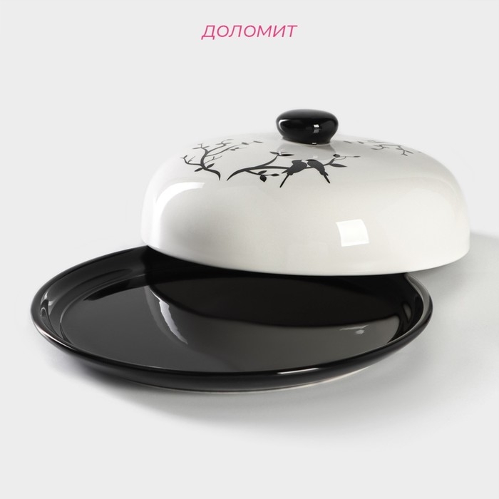 Блинница Доляна &laquo;Весенний вечер&raquo;, d=23 см, цвет белый