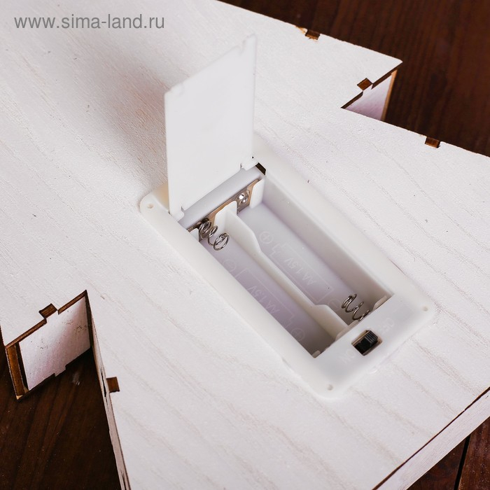 Декор с подсветкой «Большая ёлка», батарейки AAх2 (нет в комплекте), свечение желтое Декор с подсветкой «Большая ёлка», батарейки AAх2 (нет в комплекте), свечение желтое