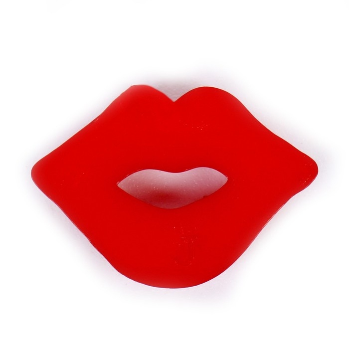 Губы-рот для кукол и игрушек, набор 20 шт., размер 1 шт. &mdash; 2,1 &times; 1,4 &times; 0,1 см, цвет красный