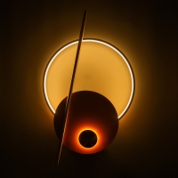 Бра "Алле" LED 17Вт 3000К оранжевый золото 66х6,5х41см Бра "Алле" LED 17Вт 3000К оранжевый золото 66х6,5х41см