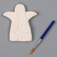 Новый год! Ёлочное украшение под раскраску &laquo;Ангел со звездами&raquo;, с подвесом