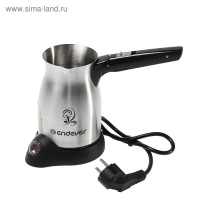 Турка электрическая Endever Costa-1005, 800 Вт, 0.3 л, серебристая Турка электрическая Endever Costa-1005, 800 Вт, 0.3 л, серебристая