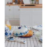 Блинница Доляна &laquo;Свиристель&raquo;, d=23 см, цвет белый