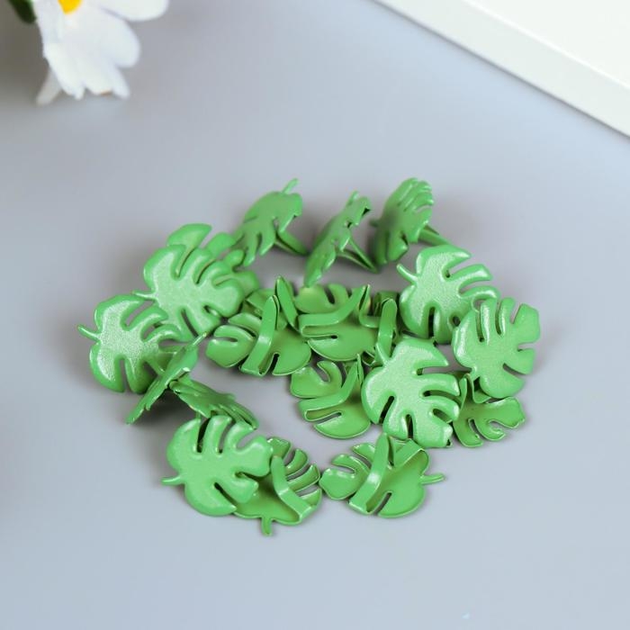 Брадсы для скрапбукинга "Пальмовые листья" набор 20 шт 0,8х1,7х1,4 см