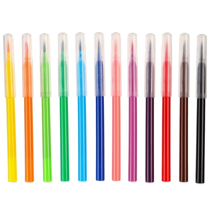 Фломастеры с кистью, 12 цветов, Гравити Фолз