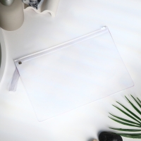 Косметичка с застёжкой зип-лок, цвет прозрачный/разноцветный Косметичка с застёжкой зип-лок, цвет прозрачный/разноцветный