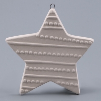 Новый год! Ёлочное украшение под раскраску &laquo;Звезда&raquo;, с подвесом