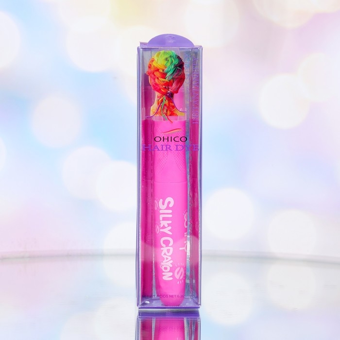 Карандаш-мелок для волос, 1 шт, розовый