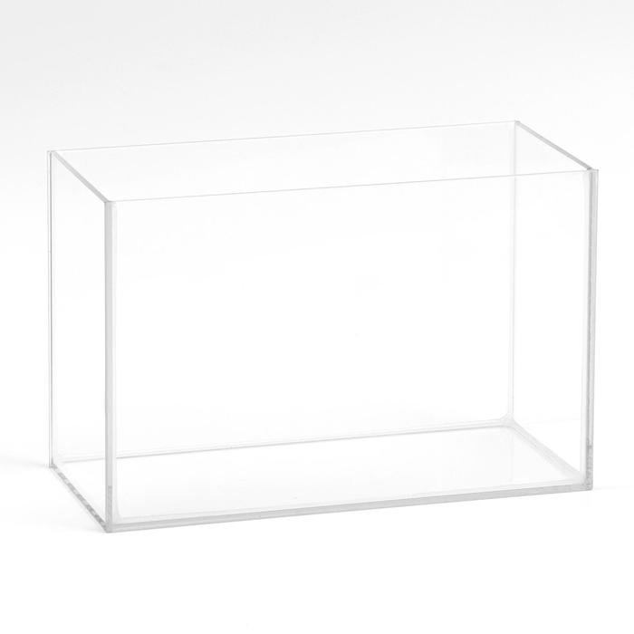 Комплект аквариумов "Прямоугльный" без крышек - 3 шт, 5 л, 10 л, 15 л