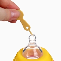 Бутылочка для кормления Крошка Я &laquo;Baby time collection&raquo;, широкое горло, от 6 мес., 240 мл, цвет бежевый