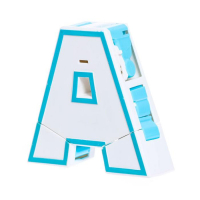 Набор роботов &laquo;Алфавит&raquo;, трансформируется, световые и звуковые эффекты, 6 букв, собираются в 1 робота