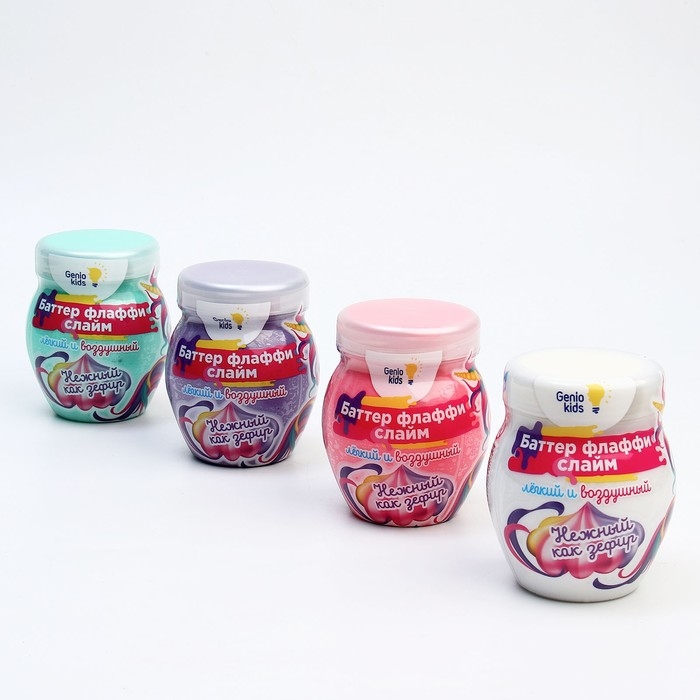 Игрушка Флаффи-слайм &laquo;Мялка-жмялка&raquo;, зефирная, МИКС