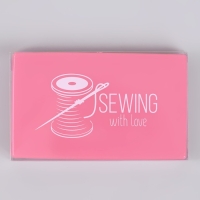 Игольница магнитная, 11 × 6,5 см, цвет ярко-розовый Игольница магнитная, 11 × 6,5 см, цвет ярко-розовый