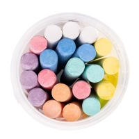 Мелки для рисования, 21 шт. разноцветного толстого мелка Мелки для рисования, 21 шт. разноцветного толстого мелка