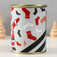 Подарок носки в банке с принтом "С новым годом, пацаны! " (мужские) Подарок носки в банке с принтом "С новым годом, пацаны! " (мужские)