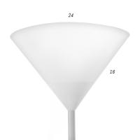 Торшер "Тренд 2" 1х40Вт Е27+1хЕ27 40Вт белый 22х22х180 см. Торшер "Тренд 2" 1х40Вт Е27+1хЕ27 40Вт белый 22х22х180 см.