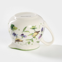 Молочник фарфоровый Доляна &laquo;Зелёный сад&raquo;, 300 мл, 11,5&times;8&times;8 см