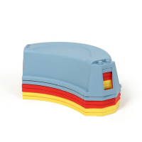 Песочница детская пластиковая, без крышки, 147 &times; 147 &times; 18 см, МИКС, &laquo;Ромашка&raquo;