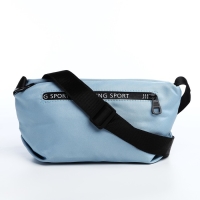 Сумка молодёжная на молнии, цвет голубой Сумка молодёжная на молнии, цвет голубой