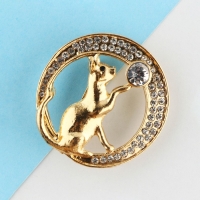 Брошь "Казань", 3,4 х 3,3 см