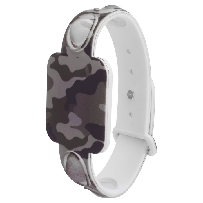 Часы наручные электронные, детские, Часы наручные электронные, детские, "Камуфляж", ремешок pop-it, l-25.4 см