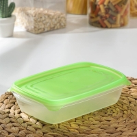 Набор контейнеров &laquo;Трио&raquo;, 3 шт, 700 мл, цвет прозрачный, крышка МИКС