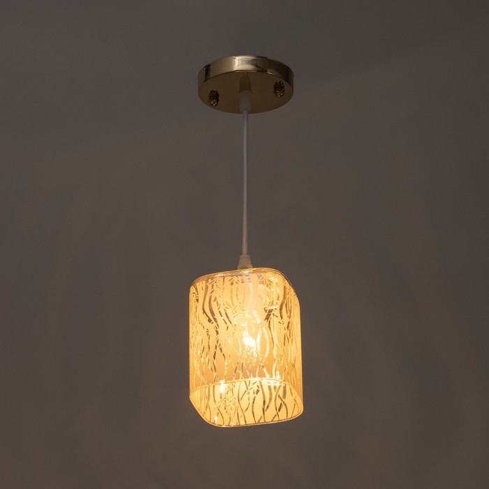 Светильник "Аэлита" 1хЕ27 40Вт золото 12х12х15-115 см