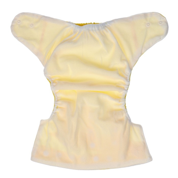 Многоразовый подгузник, 3-15 кг, цвет желтый, Крошка Я Многоразовый подгузник, 3-15 кг, цвет желтый, Крошка Я