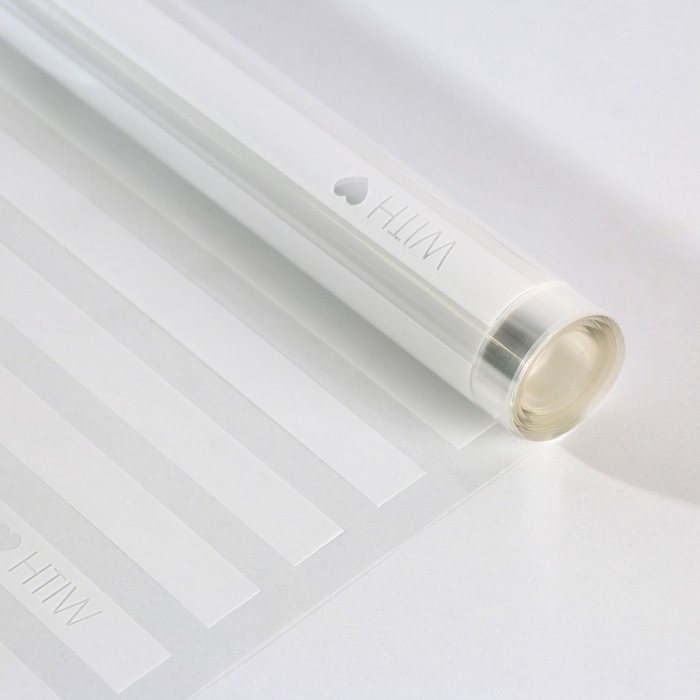 Плёнка для цветов упаковочная глянцевая &laquo;Полоски&raquo;, 0,6 x 8 м