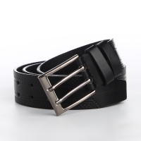 Ремень мужской, ширина 4 см, винт, пряжка металл, цвет чёрный Ремень мужской, ширина 4 см, винт, пряжка металл, цвет чёрный