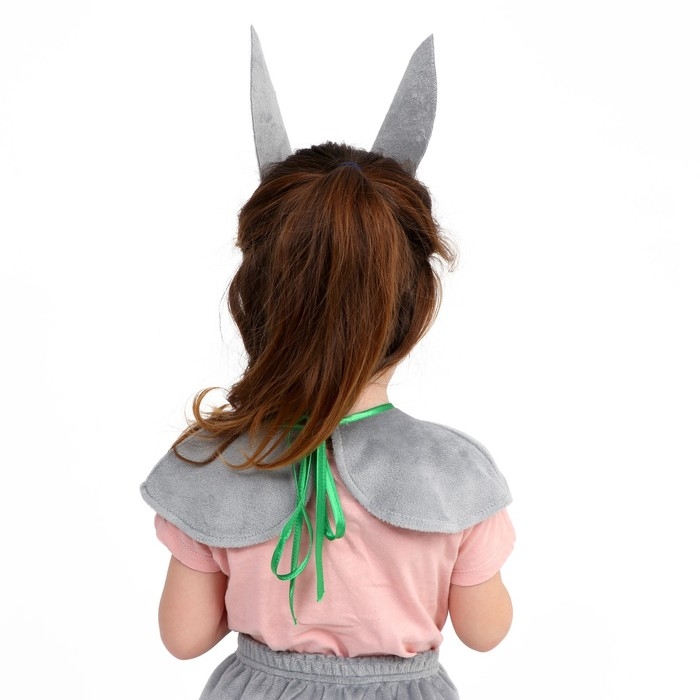 Карнавальный набор «Зая серая», плюш, рост 98-128 см Карнавальный набор «Зая серая», плюш, рост 98-128 см