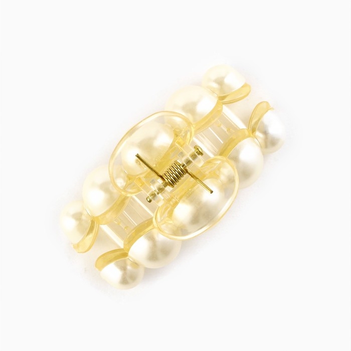 Краб для волос жемчужный &laquo;Ты совершенство&raquo;, 5,7 х 2,5 см