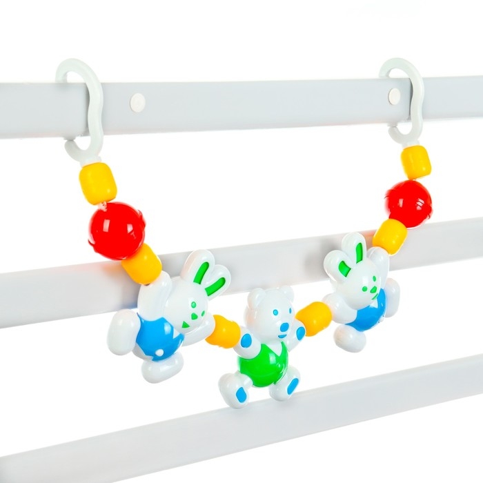 Растяжка на коляску/кроватку «Лесная сказка», 3 игрушки, Аэлита Растяжка на коляску/кроватку «Лесная сказка», 3 игрушки, Аэлита