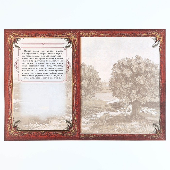 Родословная книга с новогодним пояском &laquo;Новый год: Каждый день&raquo;, 16,5 х 24 см.