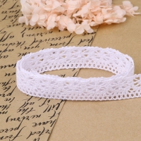 Кружево вязаное, 25 мм × 10 ± 1 м, цвет белый Кружево вязаное, 25 мм × 10 ± 1 м, цвет белый