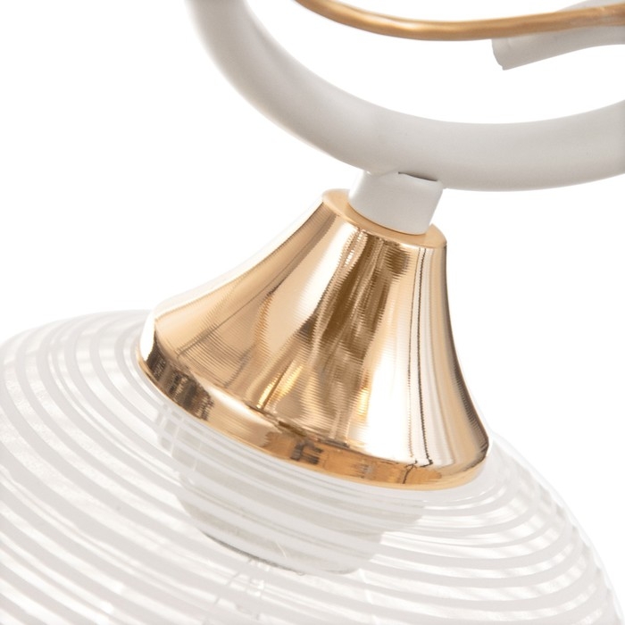 Люстра потолочная Жаклин 5хE27 40Вт Белый, золото Люстра потолочная Жаклин 5хE27 40Вт Белый, золото