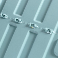 Ящик для игрушек на колесах &laquo;Путешествие&raquo;, с декором, 685 &times; 395 &times; 385 мм, цвет светло-голубой