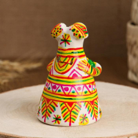 Филимоновская игрушка колокольчик &laquo;Собачка&raquo;