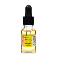 Масло для ногтей укрепляющее со смолой мастикового дерева и шиммером MILV ананас, 15 мл Масло для ногтей укрепляющее со смолой мастикового дерева и шиммером MILV ананас, 15 мл