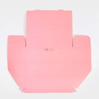 Коробка кондитерская с PVC-крышкой, упаковка, &laquo;Розовый&raquo;, 25 х 22,5 х 10 см