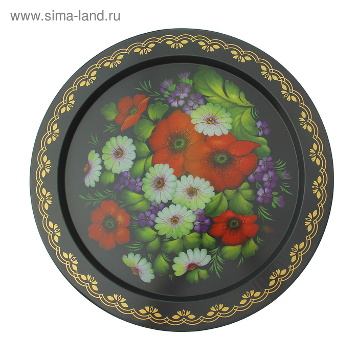 Поднос &laquo;Микс&raquo;, d=38 см, цвет и рисунок МИКС