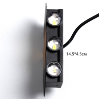 Бра "Алир" LED 4Вт 3000К IP65 черно-золотой 15х3,8х12 см Бра "Алир" LED 4Вт 3000К IP65 черно-золотой 15х3,8х12 см