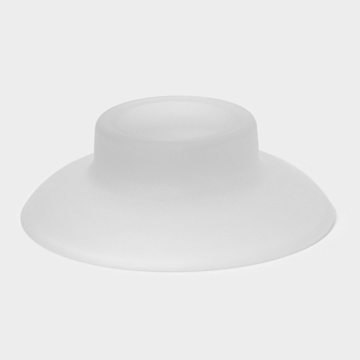 Мыльница стеклянная, 10,7&times;10,7&times;3,7 см, матовая