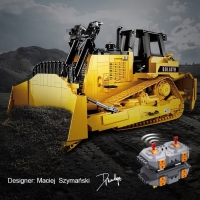 Конструктор радиоуправляемый &laquo;Строительный бульдозер&raquo;, 2826 деталей, масштаб 1:17