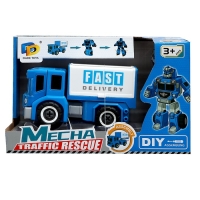 Конструктор винтовой &laquo;Грузовик&raquo;, 2 в 1 робот-машина