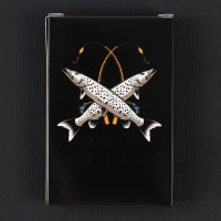 Подарочный набор «Лучший рыбак», карты, домино, стопки 3шт Подарочный набор «Лучший рыбак», карты, домино, стопки 3шт