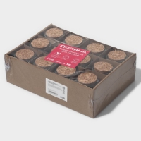 Набор стеклянных баночек для сыпучих продуктов с пробковой крышкой Доляна &laquo;Парфе&raquo;, 100 мл, 5,7&times;7 см, 12 шт